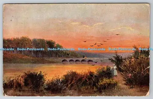 R751638 South Devon Burra oder Lake Raphael Tuck and Sons Oilette Postkarte 7279