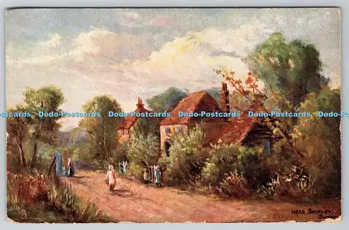 R751639 Surrey bei Shirley Raphael Tuck and Sons Oilette Postkarte 7252 1905