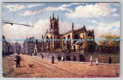 R751643 Huddersfield Parish Church Raphael Tuck and Sons Oilette Postkarte 7223 1