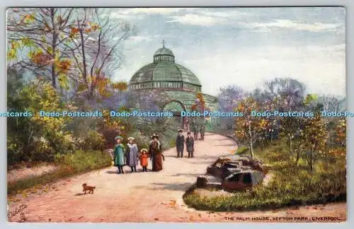 R751644 Liverpool Sefton Park The Palm House Raphael Tuck and Sons Oilette Postc