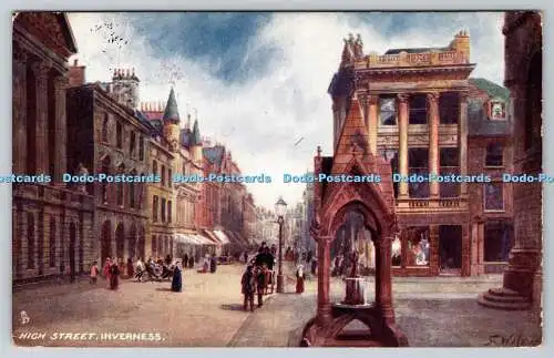 R751651 Inverness High Street Raphael Tuck and Sons Oilette Postkarte 7187 F W Ha