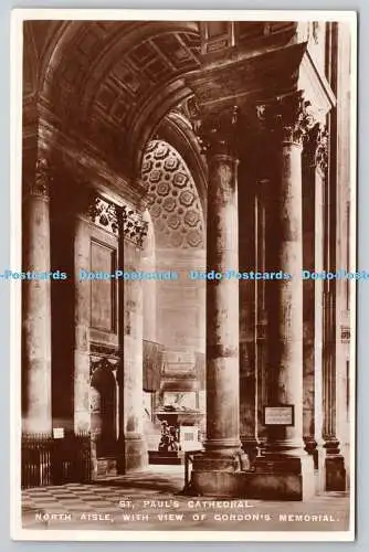 R752896 St Paul Cathedral North Aisle With View of Gordon Memorial Tuck Ser I No