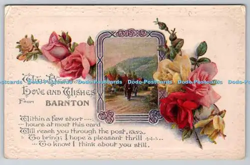 R751674 With Best Love and Wishes from Barnton W and K No 4980 1922