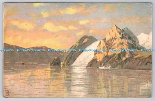 R751686 Ocean View of the Rocks Raphael Tuck and Sons Art Series 1387 1904