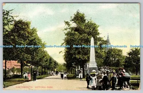 R751712 Portsmouth Victoria Park Raphael Tuck and Sons View Series 4792 1907