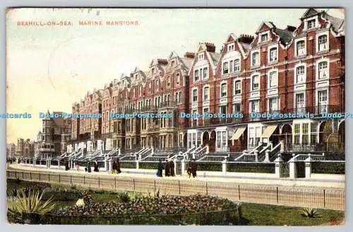 R751717 Bexhill on Sea Marine Mansions Raphael Tuck and Sons View Serie 4784 19