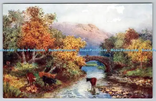 R751725 Callander Brig of Turk Bonnie Scotland Raphael Tuck and Sons Oilette Pos