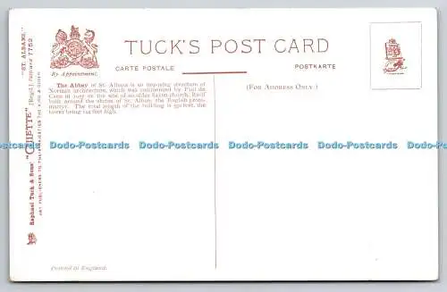 R752972 St Albans The Abbey Tuck Oilette 7752