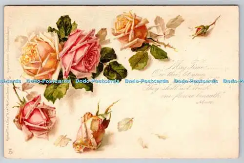 R751742 Roses Raphael Tuck and Sons Art Series 1808