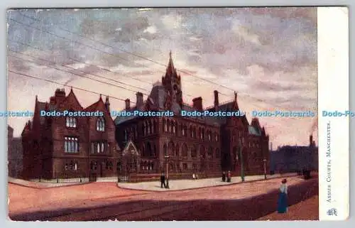 R751745 Manchester Assize Courts Raphael Tuck and Sons Oilette Postkarte 1453