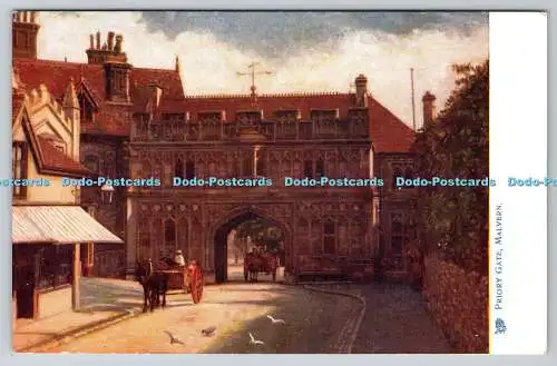 R751760 Malvern Priory Gate Raphael Tuck and Sons Oilette Postkarte 1473