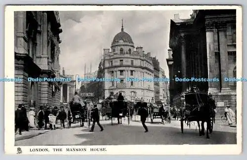 R751762 London The Mansion House Raphael Tuck and Sons Glosso Postkarte 1075