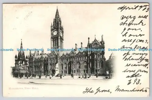 R751797 Manchester Town Hall 1903