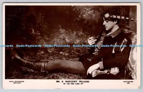 R751811 Mr E Harcourt Williams in As You Like It Percy Guttenberg Revival Serie