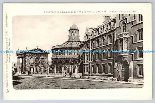 R753018 Oxfordshire Oxford Exter College und das Sheldonian Theatre Tuck County