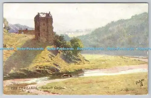 R753022 The Lowlands Neidpath Castle Bonnie Scotland Tuck Oilette 7351 Sutton Pa