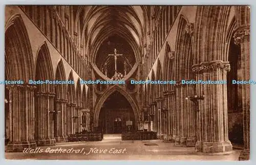 R753032 Wells Cathedral Nave East T W Phillips City Studio Frith Serie