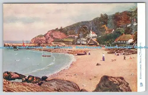 R753033 Torquay Babbacombe Beach Tuck View Serie 788