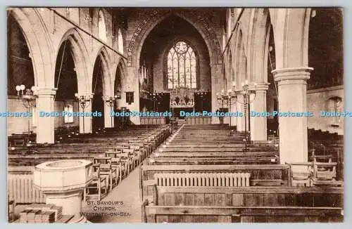 R753100 Westgate on Sea St Saviour Church G Edwards 1917