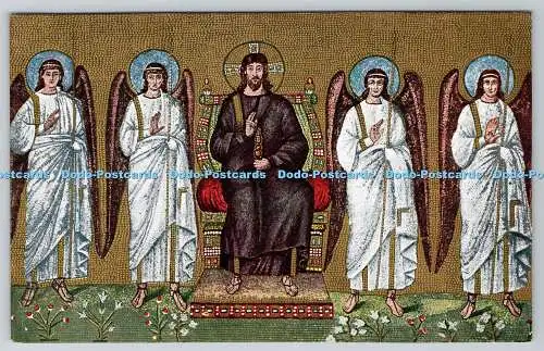 R753131 Redentore Con Angeli Basilica S Apollinare Nuovo Mosaico Secolo VI Agenz