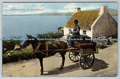 R753151 Irish Jaunting Car and Cottage Lawrence Dublin