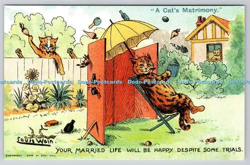 R753208 A Cat Matrimony Dalkeith Bournemouth Louis Wain