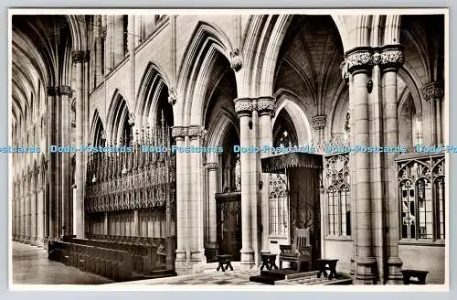 R753229 Downside Abbey Church The Abbot Throne and Choir RP