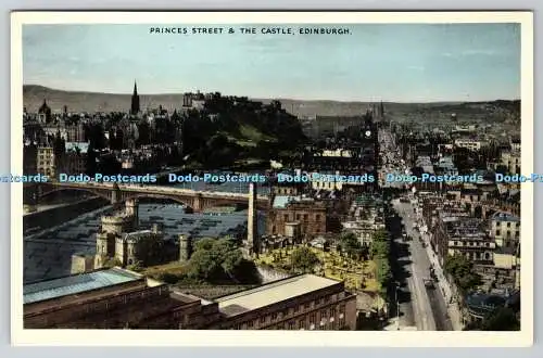 R753356 Edinburgh Princes Street and Castle E T W Dennis