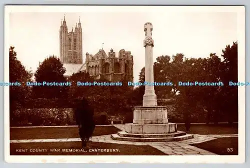 R753474 Canterbury Kent County War Memorial RP