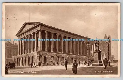 R753530 Birmingham The Town Hall The City Series 1922