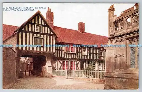 R753601 Evesham Abbot Reginalds Gateway and Old Vicarage The Photochrom London T