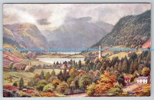 R753640 Glendalough Picturesque Counties County Wicklow Tuck Oilette Serie I 72