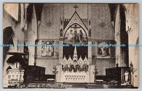 R753721 Bognor Hochaltar R C Kirche Valentine Serie