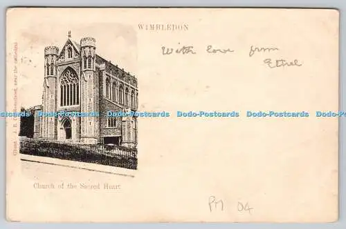 R753722 Wimbledon Kirche des Heiligen Herzens Gent J B D