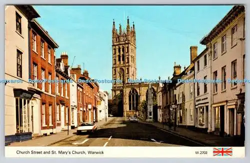 R753812 Warwick Church Street and St Mary Church E T W Dennis Scarborough 1985