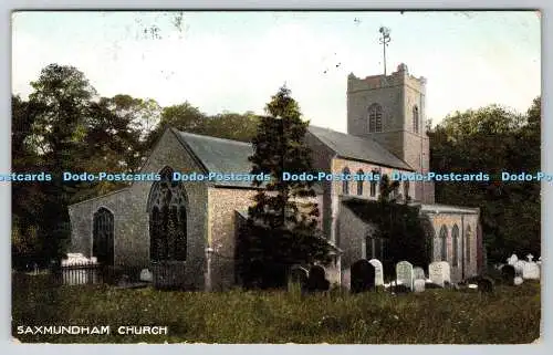 R753875 Saxmundham Kirche Christchurch Bildpostkarten Naturette Serie