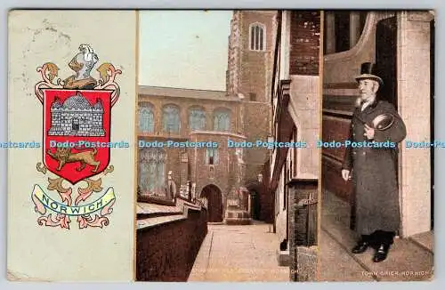 R753903 Norwich Town Crier B und R Kamera Serie 1910 Multi View