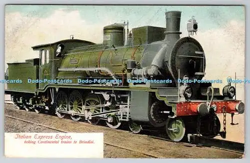 R753917 Italian Express Engine Takes Continental Trains to Brindisi The Knight