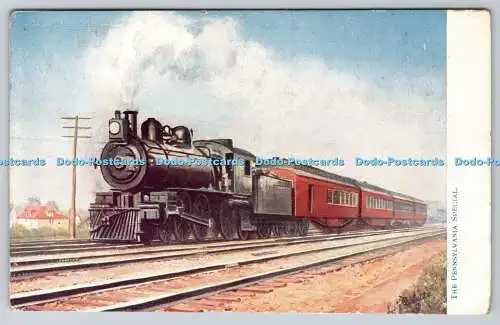 R753931 The Pennsylvania Special Famous American Expresses Tuck Oilette Serie 9