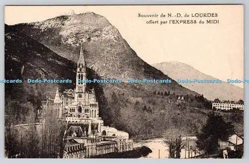 R753934 Souvenir de N D de Lourdes Oflert Par l Express du Midi