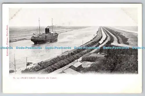 R753940 Port Said Entree du Canal Ephtimios Freres