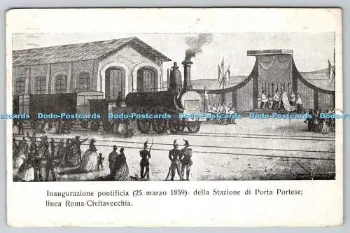 R753943 Inaugurazione Pontificia Della Stazione di Porta Portese Linea Roma Civi