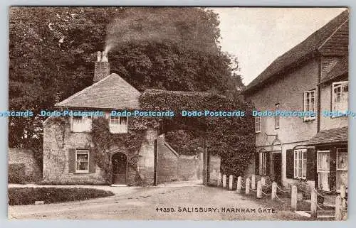 R753996 Salisbury Harnham Gate The Photochrom London Tunbridge Wells Sepiatone S