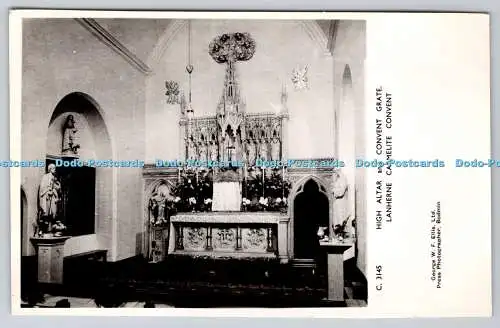 R754007 Hochaltar und Klosterrost Lanherne Karmeliterkloster George W F Ellis