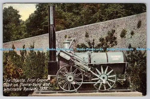 R754128 Die erste Lokomotive von Invicta, die auf der Canterbury and Whistable Railway 1830 S verwendet wurde