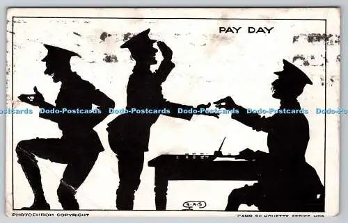 R754152 Pay Day Photochrom Co Ltd Camp Silhouette Serie Nr. 18 G A S 1916