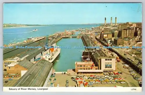 R754168 Liverpool Mündung des Flusses Mersey E T W Dennis and Sons Ltd Photocolour