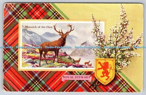 R754241 Royal Stewart Monarch of the Glen Valentine and Sons Ltd Clan Crest Seri