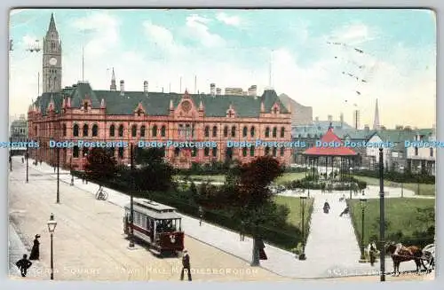 R754245 Middlesborough Victoria Square and Town Hall