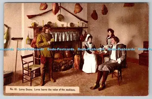 R754248 Lorna Doone Lorna lernt den Wert der Halskette Photochrom Co Ltd Bild